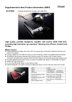 Teac HA-P50-SE-Product-Information 